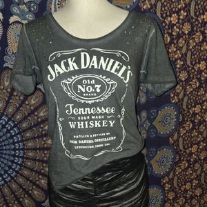 Lucky Brand Sz Med Jack Daniels Tee